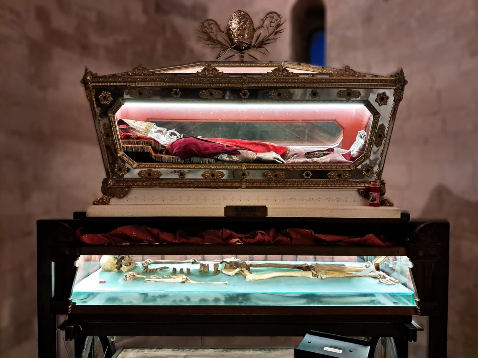 Le reliquie di San Basso esposte nella Cattedrale di Termoli
